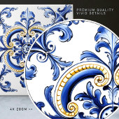Azulejo Lisbon Patterned Talavera Ceramic Design Tegeltje