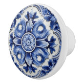 Azulejo Lissabon Patroon Talavera Keramisch Ontwer Keramische Knop (Rechts)