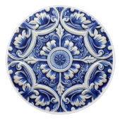Azulejo Lissabon Patroon Talavera Keramisch Ontwer Keramische Knop (Voorkant)