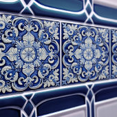 Azulejo Lissabon Patroon Talavera Keramisch Ontwer Tegeltje