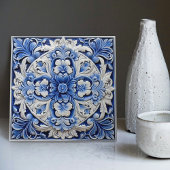 Azulejo Lissabon Patroon Talavera Keramisch Ontwer Tegeltje