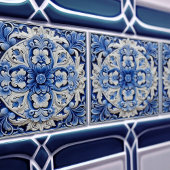 Azulejo Lissabon Patroon Talavera Keramisch Ontwer Tegeltje