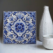 Azulejo Lissabon Patroon Talavera Keramisch Ontwer Tegeltje