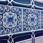 Azulejo Lissabon Patroon Talavera Keramisch Ontwer Tegeltje