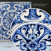 Azulejo Lissabon Patroon Talavera Keramisch Ontwer Tegeltje