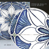 Azulejo Lissabon Patroon Talavera Keramisch Ontwer Tegeltje