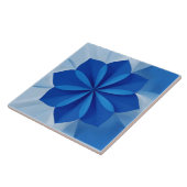 Azulejo Mediterraan Blauw Wit Tegeltje (Zijkant)