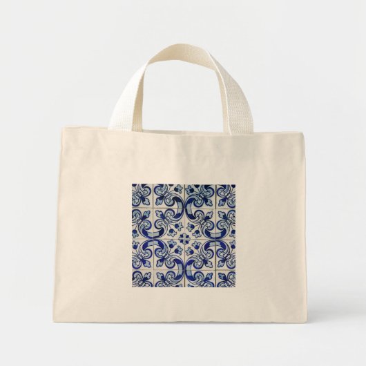Azulejo Mini Tote Bag (Voorkant)