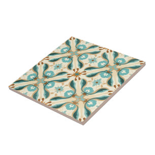 Azulejo Minty Mocha Mosaic Tegeltje