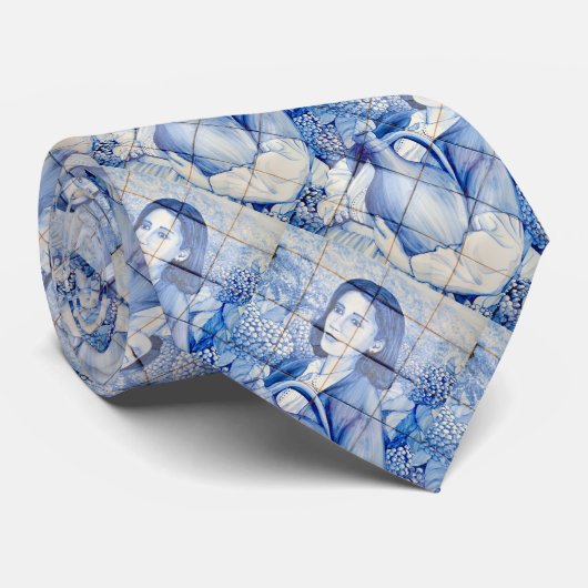 Azulejo mural stropdas (Opgerold)