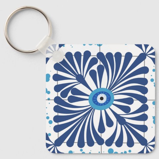Azulejo (Oog) Sleutelhanger (Voorkant)