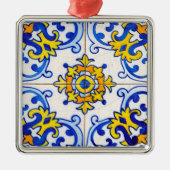 Azulejo Panel Tiles Metalen Ornament (Voorkant)