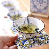 Azulejo Pattern Authentic Portuguese Home Accent Tegeltje