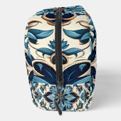 Azulejo Porselein Blauwe Tegel Mediterraan Patroon Toilettasje (Rechts)