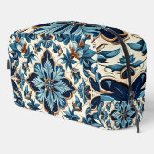 Azulejo Porselein Blauwe Tegel Mediterraan Patroon Toilettasje (Rechterhoek)