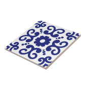 Azulejo Portugal Mediterranean Blue White 03 Tegeltje (Zijkant)