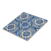  Azulejo Portugees Blauw Patroon Tegeltje (Zijkant)