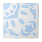 Azulejo Portugees Mediterrane Modern Blue White Tegeltje (Voorkant)