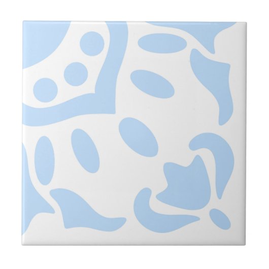 Azulejo Portugees Mediterrane Modern Blue White Tegeltje (Voorkant)