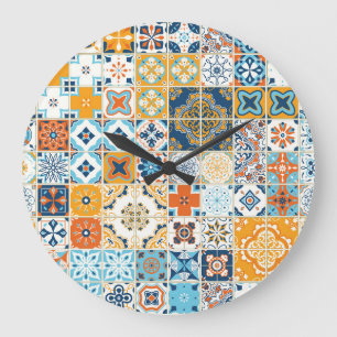 Azulejo Portugees Tegels: Multicolor  Grote Klok
