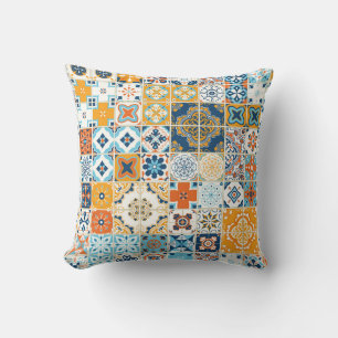 Azulejo Portugees Tegels: Multicolor  Kussen