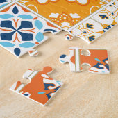 Azulejo Portugees Tegels: Multicolor  Legpuzzel (Zijkant)