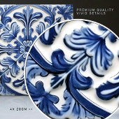 Azulejo Portugese Marine Lissabon Sierkunst Tegeltje