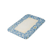 Azulejo Portugese stilstaande aquarelontwerp Badmat (Gekanteld)