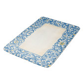 Azulejo Portugese stilstaande aquarelontwerp Badmat (Gekanteld)