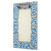 Azulejo Portugese stilstaande aquarelontwerp Klembord (Links)