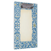 Azulejo Portugese stilstaande aquarelontwerp Klembord (Rechts)