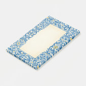 Azulejo Portugese stilstaande aquarelontwerp Post-it® Notes (Schuin)
