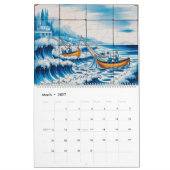 Azulejo Romance Portugese Kunstkalender 2026 Kalender (Mar 2027)