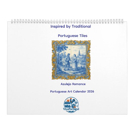 Azulejo Romance Portuguese Art Calendar 2026 Kalender (Hoes)