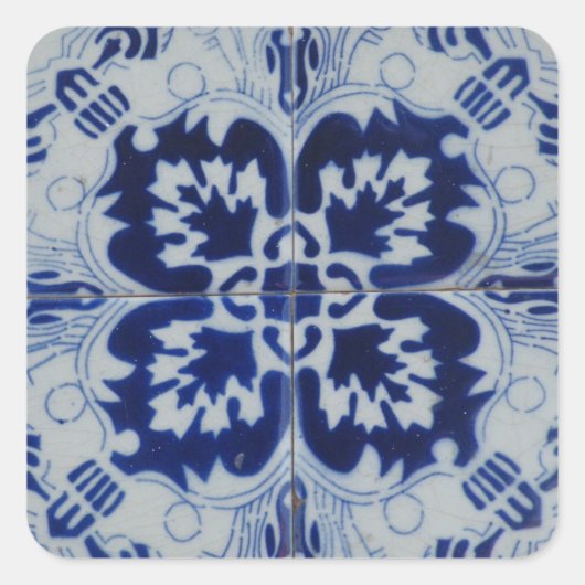 Azulejo-sticker Vierkante Sticker (Voorkant)