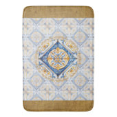 Azulejo Talavera Florentijnse Tegel Look Bath Mat (Voorkant Verticaal)