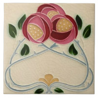 Azulejo Tegel art nouveau style decorative vuurpla