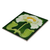 Azulejo Tegel art nouveau style decorative vuurpla Tegeltje (Zijkant)