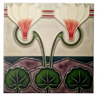 Azulejo Tegel art nouveau style decorative vuurpla