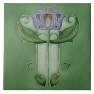 Azulejo Tegel art nouveau style decorative vuurpla Tegeltje