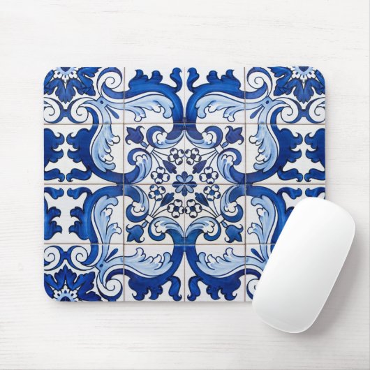  Azulejo Tegel Pattern Muismat (Met muis)