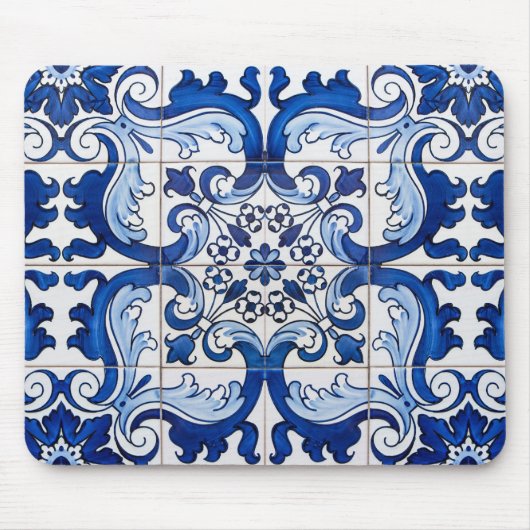 Azulejo Tegel Pattern Muismat (Voorkant)