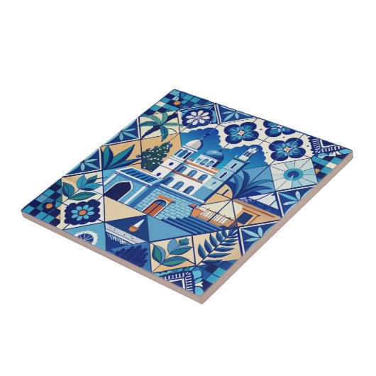 Azulejo Tegels Pattern Tegeltje (Zijkant)