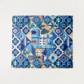Azulejo Tegels Pattern Wandkleed (Voorkant (horizontaal))