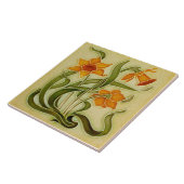 Azulejo Tile art nouveau style decorative fireplac Tegeltje (Zijkant)