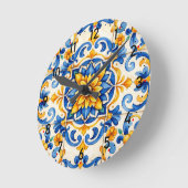 Azulejo Time Shouter Klok (Hoek)