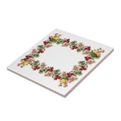 Azulejo Vintage Floral Tegeltje (Zijkant)