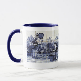 Azulejo Wine Harvest Mok