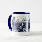 Azulejo Wine Harvest Mok (Voorkant links)