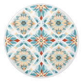 💙💛 Azulejos Algarve Star Keramische Knop (Voorkant)